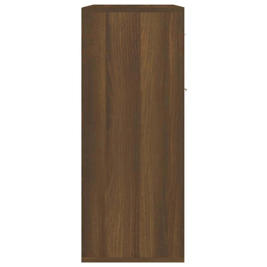Sideboard Braun Eichen-Optik 60x30x75 cm Holzwerkstoff